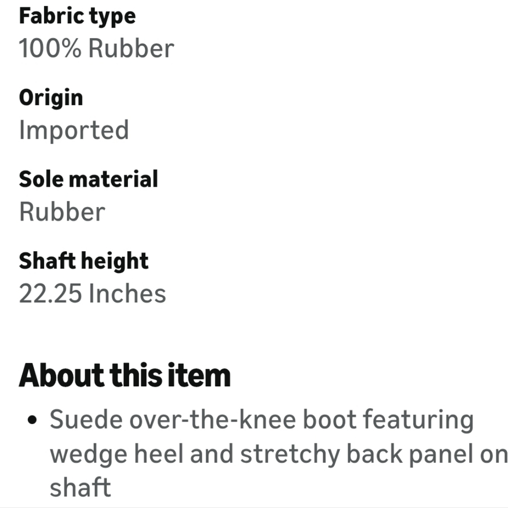 Stuart Weitzman Demiswoon Over The  the-Knee Wedge Boots sz 9 - Picture 13 of 14